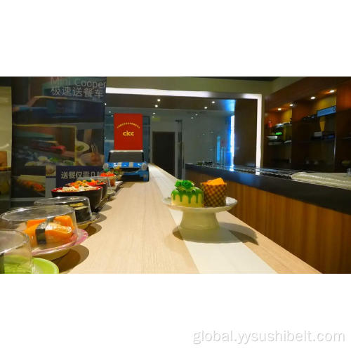 Rotating Sushi Bar Near Me Straight line intelligent fixedpoint conveyor belt Manufactory